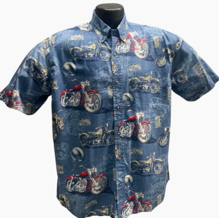 Island Motorcycles by Pacific Legend - 100% Cotton